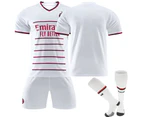 Soccer Jerseys Custom A.c. Milan Serie A 202223 Men's Soccer T-shirts Jersey Set Kids Youths