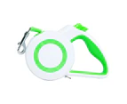 Retractable Dog Leash, 360 Degree Tangle Free Heavy Duty Reflective Dog Walking Leash With Non-slip Grip Single Hand Brake, Suspend & Lock (1pcs-green