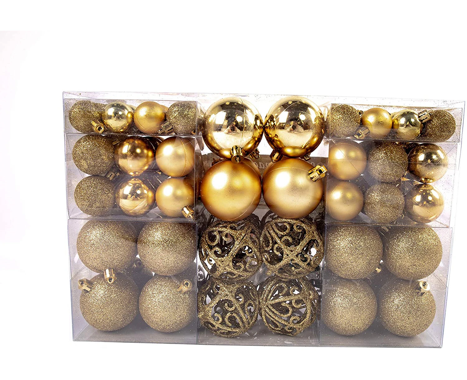 Pack of 100 Christmas Balls,Christmas Tree Decor,Christmas Tree Balls