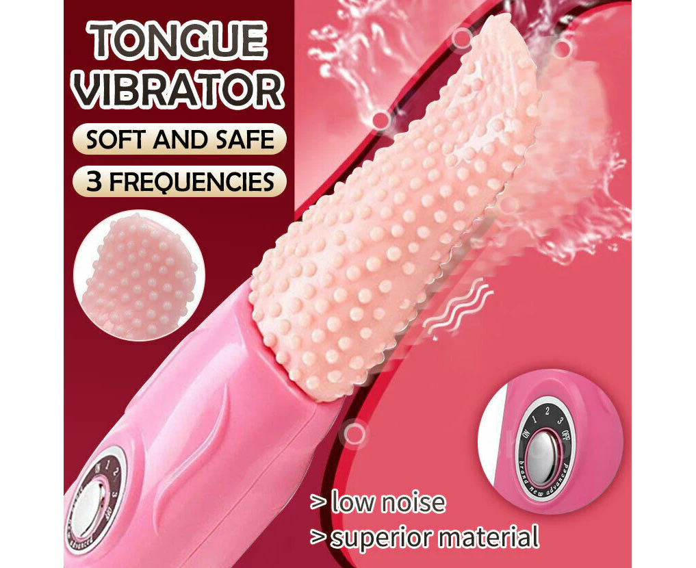 Multispeed Tongue Vibrator G spot Dildo Clit Stimulator Oral for Women Sex toy