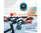 Waterproof Bluetooth Speaker, Stereo, Bluetooth Wireless With Clip And Suction Cup, Small Portable Wireless Speaker, Suitable For Bathroom And Bicycle.