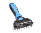 Grooming Brush - Double Sided Hair Removal And Bottom Hair Removal Comb For Dogs And Cats, Widened
