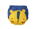 Dadawen 2Pcs Baby Cotton Training Pants Toddler Potty Underwear for Baby 6M-15M-Blue+Yellow