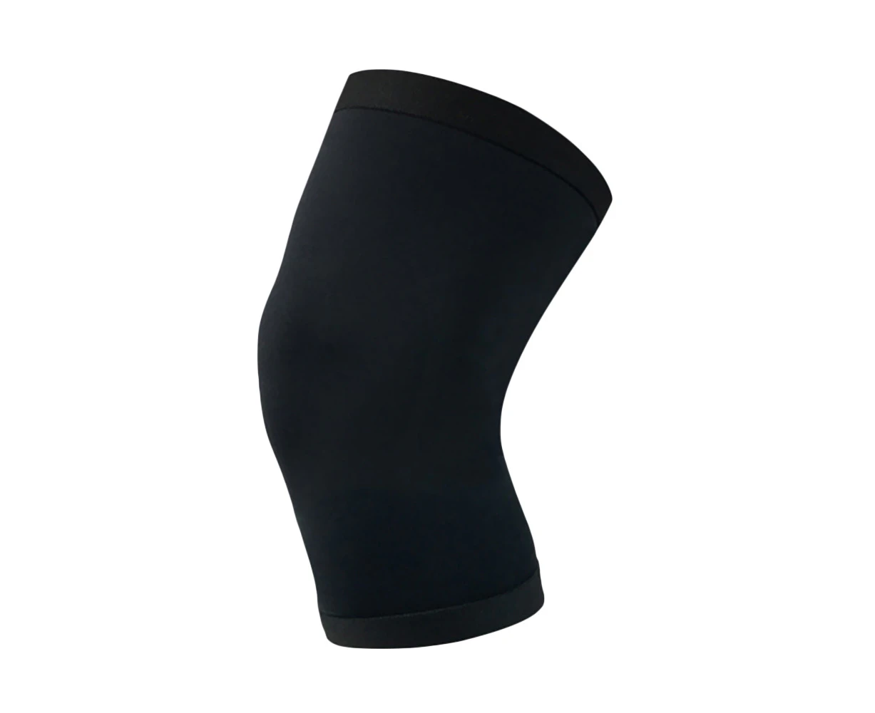 Sports Compression Knee Pad Support Guard Brace Protector Breathable Leg Sleeve - Black