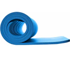 NBR Yoga Mat 15mm Thick Pad Nonslip Exercise Fitness Pilate Gym Durable Blue