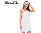 1Pcs Women's Bath/Shower Wrap Towel Dress with Straps Closure Lightweight Knee Length Body Wraps (XXL)