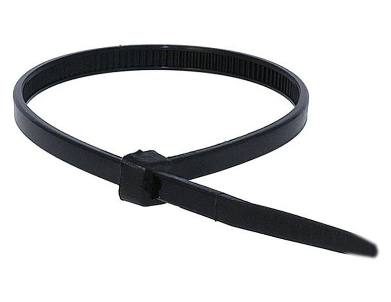 Cable Zip Ties,100 Pack Zip Ties,Multi-Purpose Self-Locking Nylon Cable Ties Cord Management Ties,Plastic Wire Ties - Black