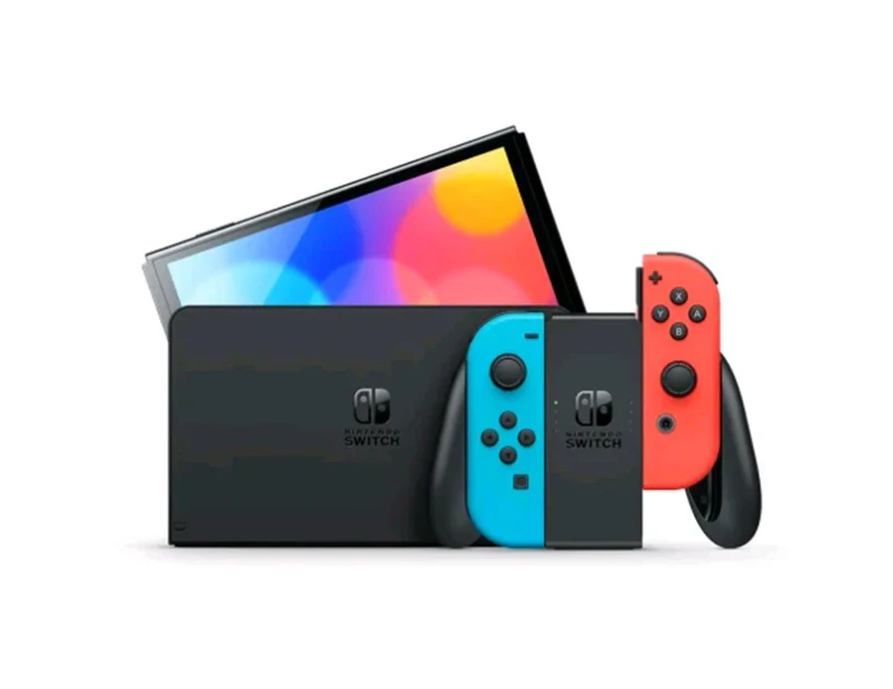 Nintendo Switch OLED Version Neon Blue & Neon Red Joy-Con