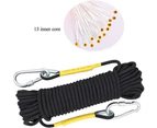 Outdoor Climbing Rope polyester protection rope Static Rock Climbing Rope for Escape Rope Ice Climbing Equipment-10m