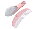 Baby Hair Brush and Comb Set Massage Scalp Brush for Newborn and Toddler 1Set