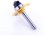 8mm Shank Biscuit #20 Slotting 5/32" X1/2" Joint Assembly Router Bit Wood Cutting Tool Woodworking Router Bits  (yellow(1pc)