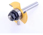 8mm Shank Biscuit #20 Slotting 5/32" X1/2" Joint Assembly Router Bit Wood Cutting Tool Woodworking Router Bits  (yellow(1pc)