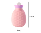 Hot Water Bottle Bag For Hot & Cold Compress With Cover,Heating Water Bottle,Pink