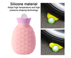 Hot Water Bottle Bag For Hot & Cold Compress With Cover,Heating Water Bottle,Pink