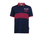 Vintage Ellis Rugby Polo XV Retro Shirt - Navy