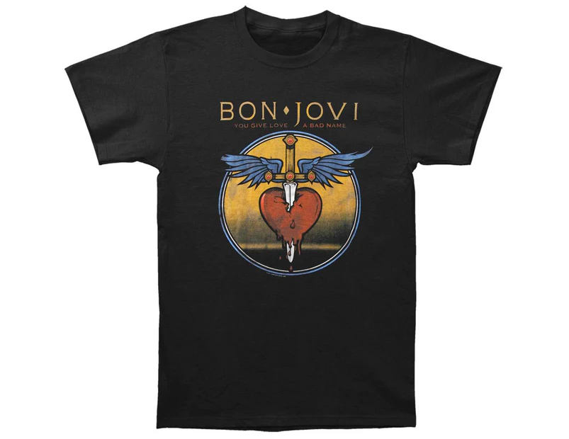 Bon Jovi Bad Name T-shirt - Black