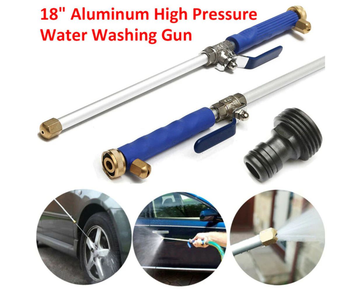 46.5cm High Pressure Power Washer Water Spray Nozzle Wand Kit Car Washing Tool