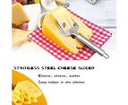 Stainless Steel Cheese Cutter, Cheese Slicer, Cheese Slicer, Cheese Scraper for Cheese Butter Kitchen Supplies