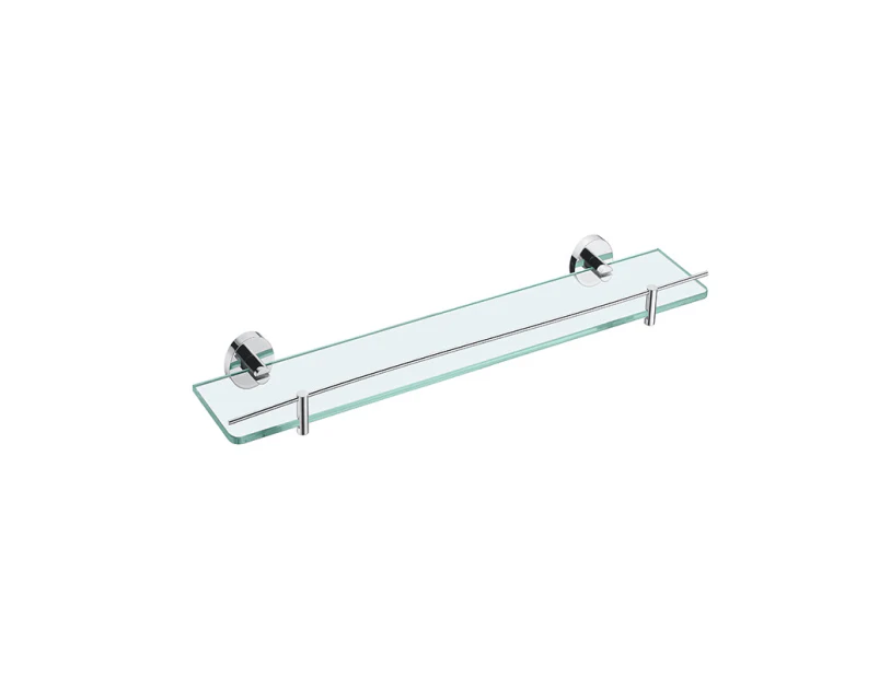 RUND Glass Shower Shelf BK407 Chrome