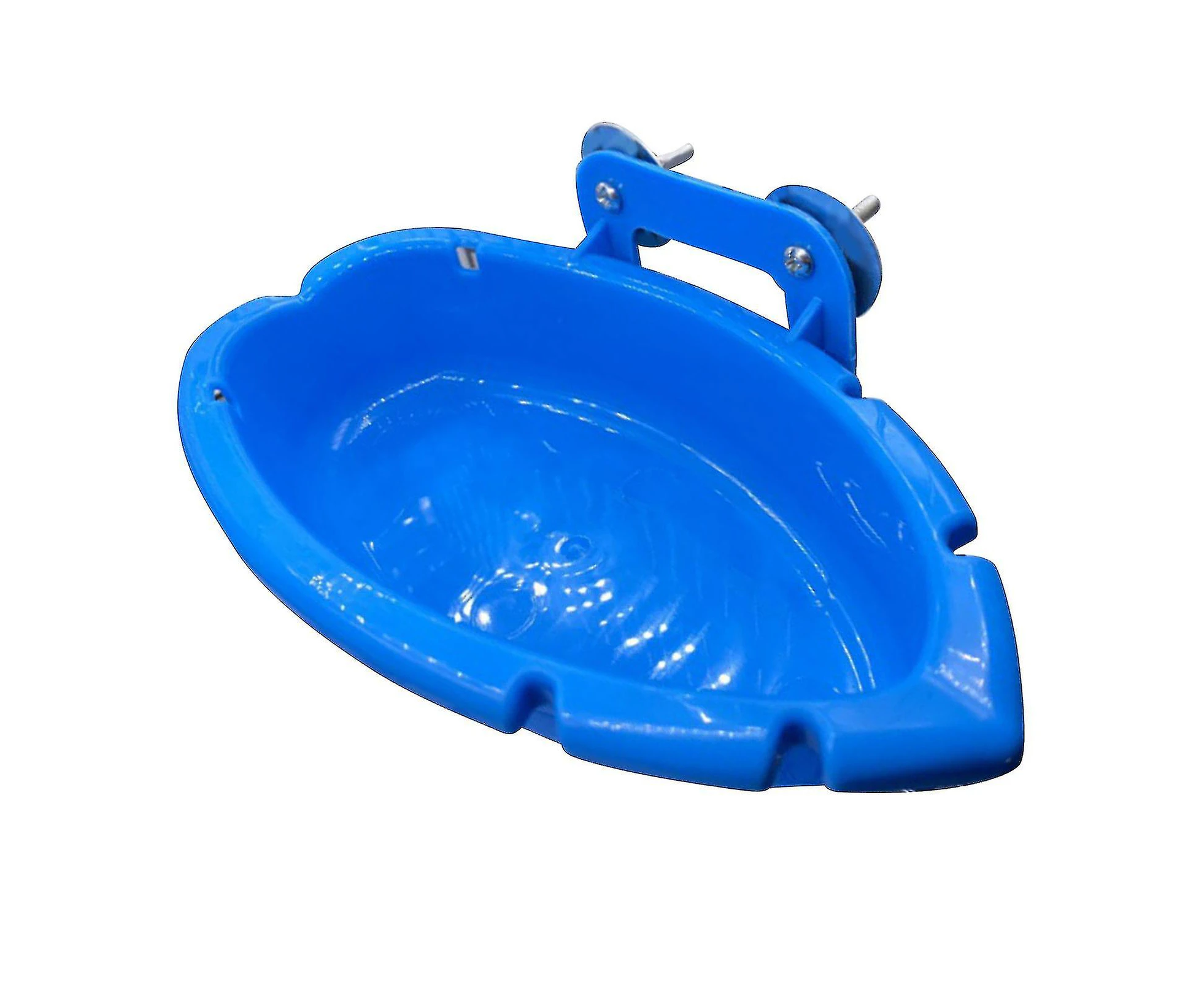 Bird Baths Tub Bowl Basin Parrot Cage Hanging Bathing Boxblue,1pcs)