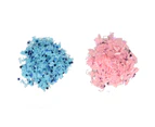 160G Gender Reveal Confetti Exquisite Reusable Gender Reveal Table Confetti Pink Blue Confetti For  Shower Party
