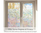 Window Privacy Film Static Window Clings 3D Window Decals Window Stickers for Glass Door Heat Control Anti UV