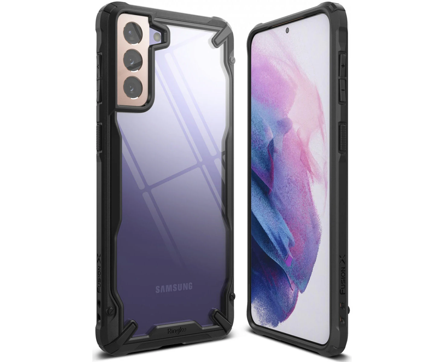 Ringke Fusion X Samsung Galaxy S21 Plus Case Black