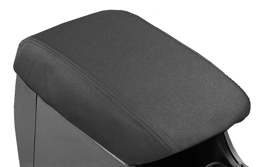 For Toyota Landcruiser Prado 150 Series 2009-On Canvas Console Lid Cover Armrest Charcoal