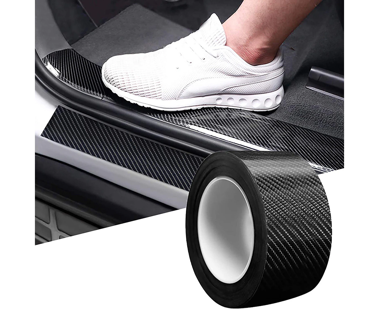 Car Door Edge Sill Protector Car Wrap Film Car Door Sill Protection Film-Black