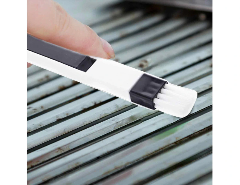 Window Cleaning Brush, PP Groove Gap Cleaning Tool, Magic Broom Brush, Household Cleaning Accessories for Keyboard, Furniture, Appliance Coves and Crevices
