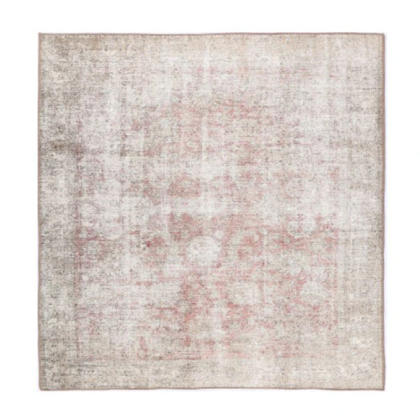 Living In Style Crimson Machine Washable Rug