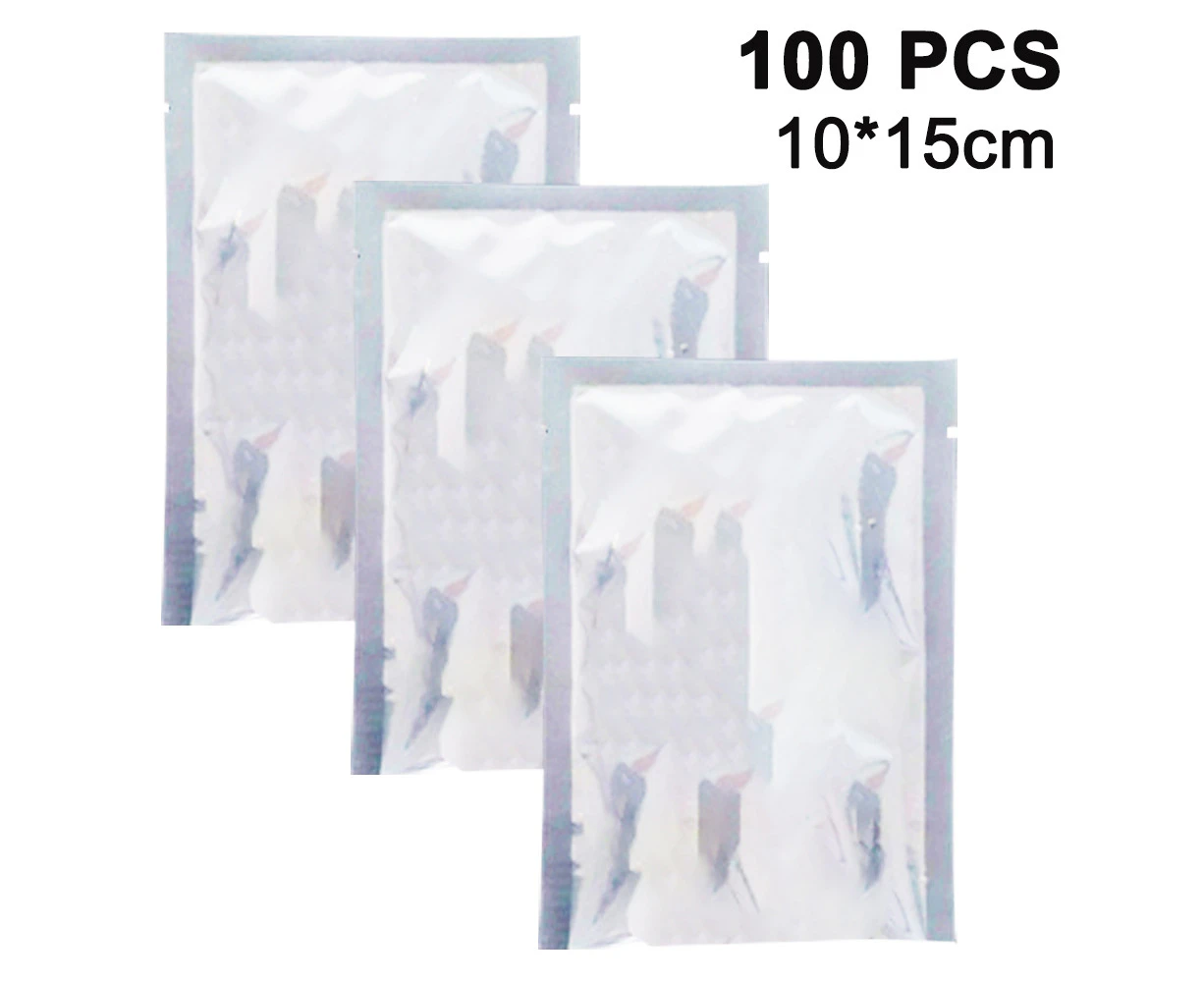 100Pcs Vacuum Sealer Bags,Precut Design Food Sealable Bag for Heat Seal Food Storage,Smell Proof Bags Air-sealed Bag