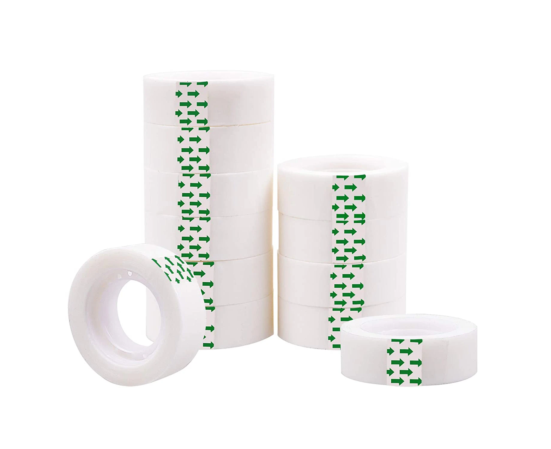 Invisible Tape Refills for Dispenser 12 Rolls 0.7 Inches Transparent Tape