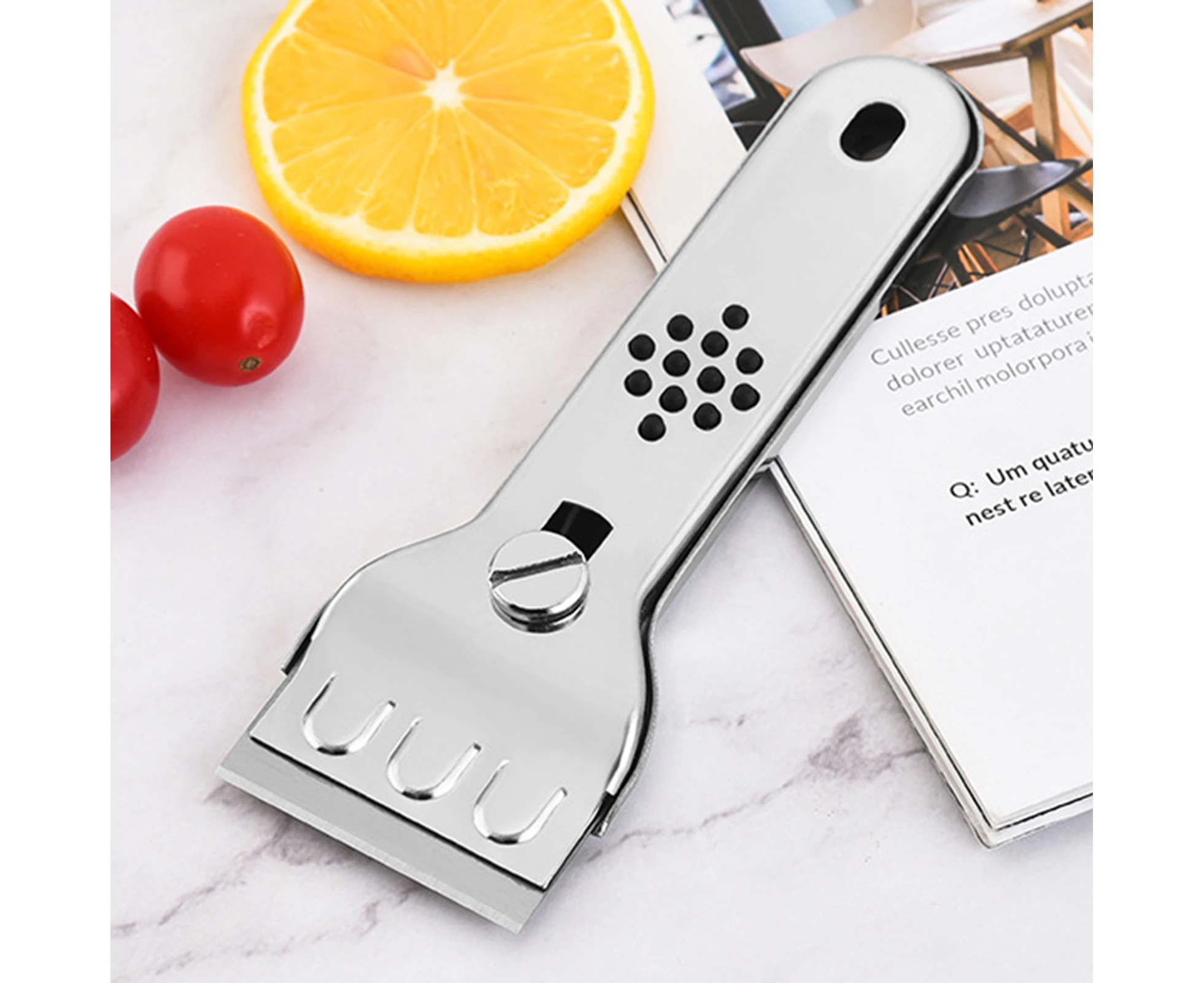 Ceramic Hob Scraper, Blade Glass Scraper, Cleaning Scrapers Multi-Purpose with Spare Blades for Glass Ceramic, Induction Cook Tops, Window Glass Scrapers