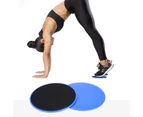 Core Exercise Sliders, 2pcs Double Sided Slider Discs Fitness Sport Full Body Workout Core Slider