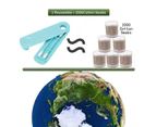 Reusable Cotton Swab, Sustainable Last Swab Reusable Cotton Swabs Silicone Ear Swab(Green)