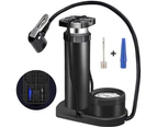Bike Foot Pump, Mini Portable Foot Pump Compatible With Bicycle Air Pump Fit For All Valves