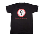 Marilyn Manson T Shirt Marilyn Manson Classic Bolt T-Shirt - Black