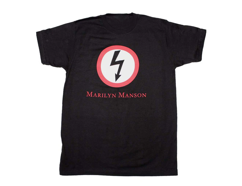 Marilyn Manson T Shirt Marilyn Manson Classic Bolt T-Shirt - Black