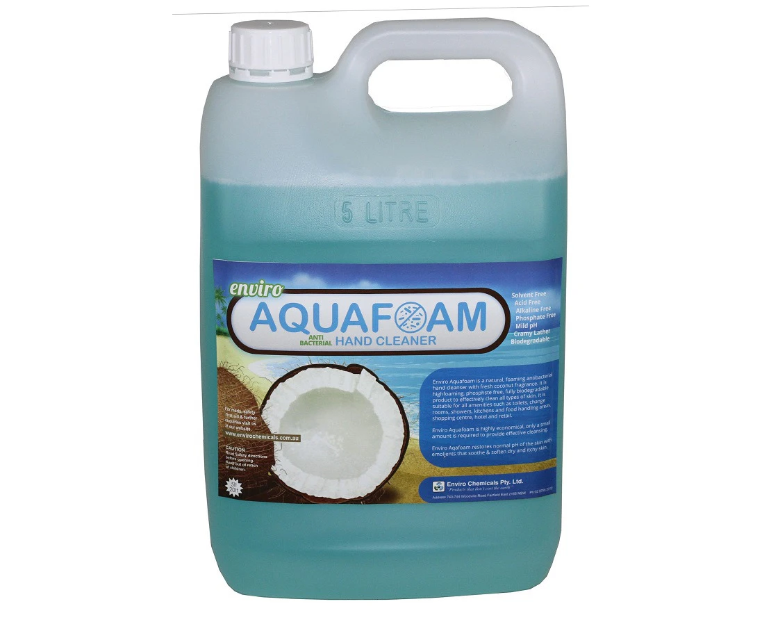 Enviro Chemicals Aquafoam Antibacterial Foam Soap 5 Litres