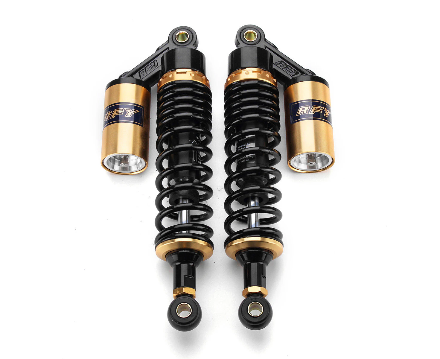 320mm 12.5inch Motorcycle Rear Shock Absorber Suspension For Honda/yamaha/suzuki/kawasaki - Gold+black