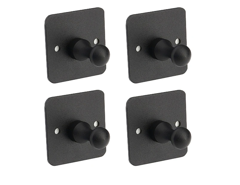 Adhesive Hooks, Hooks for Hanging Wall Hanger Towel Hooks for Bathroom Shower Kitchen Home Door Closet Cabinet - 4Packs-Style 2