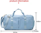 Sports Gym Bag With Shoe Bag Wet Bag Duffle Bag Waterproof Travel Bag