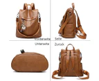 Backpack - Women'S Backpack Anti-Theft Shoulder Bag Multifunction School Bags