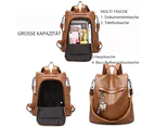 Backpack - Women'S Backpack Anti-Theft Shoulder Bag Multifunction School Bags