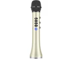 Bluebird Wireless Karaoke Microphone Bluetooth-compatible Speaker Handheld Singing KTV Party Supply-Luxury Gold