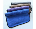 Microfiber Thicken Water Absorption Car Washing Polishing Cloth Cleaning Towel Coffee