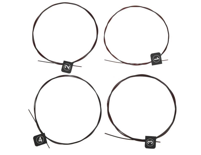 4-Piece Fluorocarbon String Instrument String Set For Universal Guitar Or Ukulele Strings (Tx-3)