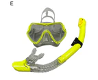 Convenient Diving Glasses Professional Silicone Breath Separation Anti-fog Diving Goggles for Outdoor E