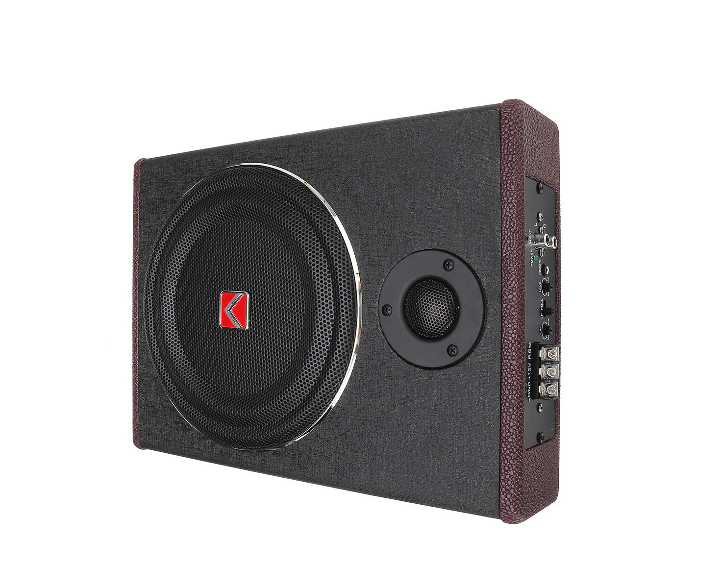 8 Inch 600w Car Subwoofer Speaker Active Under Seat Slim Sub Woofer Amp Super Bass